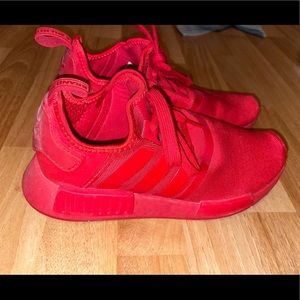 Adidas NMD Sneakers Big kids size 7 (Women's 8.5) Red